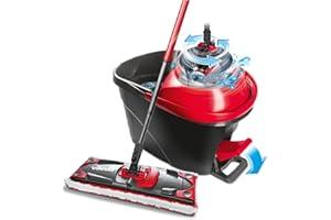 Sistema lavapavimenti Vileda Ultramax Turbo, Adatto a tutti i pavimenti, Forza pulente della microfibre, Lavabile in lavatrice fino a 60 °C, Sistema lavapavimenti sostenibile, Vileda Love It Clean