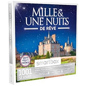 SMARTBOX – Coffret Cadeau homme femme couple – Mille et une nuits de rêve – idée cadeau – 4020 séjours : 1 séjour de rêve pour 2