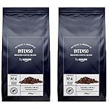 by Amazon Caffè Intenso in chicchi, tostatura chiara, 1kg, 2 Confezioni da 500g - Certificato Rainforest Alliance, Caffè in g