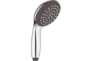 GROHE Vitalio Start 100 - Teleducha 10 cm (1 chorro, limitador caudal 9.5 l/min, sistema antical, montaje universal, presión mín. 1 bar), cromo, 27940000