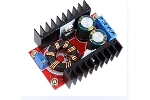 LAOMAO Convertisseur DC-DC Ascendant 10-32 V vers 12-35 V, Alimentation Step-up réglable, 150 W