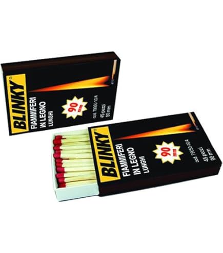 Fiammiferi Barbecue Fiammiferi Extra-Lunghi Favorit 1241 - 50 Pezzi Da 20cm Per Camino E Barbecue Fiammiferi Sicurezza