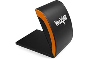 Yes4All Ab Exercise Mat & Wedge - Sit Up Pad - Abdominal & Core Trainer Mat for Full Range of Motion Workouts