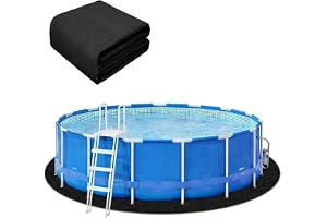 Poolunderlag, poolunderlag, rund poolmatta, filt golvbeläggning för pooler, utomhus pool golvskyddsmatta, pool golvpresenning