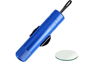 Bxjinkele Safe Pro X Auto, Safe Pro X Für Autoscheiben, Safepro X Notfallhammer Auto Mit Fahrgestell Und Testglas, Notfallhammer & Gurtenschneider Für Autoscheiben Für Land Und Unterwasser (Blau)