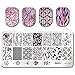BORN PRETTY 5 PCs Nail Art Stamp Template Image Manicure Plates BP-L026-030