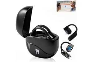 NEWAUSEN Écouteurs Bluetooth Traducteur Vocal Instantané IA (Oreillette Suspension) - avec 164 Langues, App Wearfit Pro, 6 Modes de Traduction, Buletooth 5.4 Casque Traduction Instantanée, 9h d'Autonomie