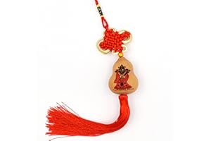 JUANXIAN Feng Shui Natural Wu Lou Wu Lu Gourd Charm Amuleto W Riqueza Dios W Free Mxsabrina Red String Pulsera E2014