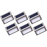 Onshida Solarleuchte Garten, 3 LED Solar Wandleuchten mit Lichtsensor, Wasserdichte Kabellose Sicherheitslicht…