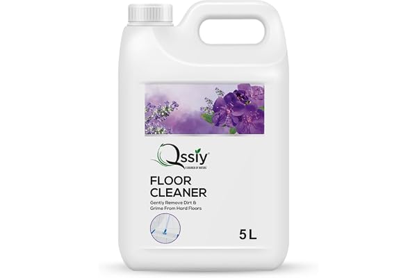 QSSIY Floor Cleaner 5L Lavender Concentrated for Home Tiles, Marble, Wood Streak-Free, Hand-Safe, Made in India