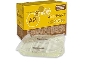 UNBEKANNT Apiinvert Südzucker Bee Food - 5 x 2.5 kg Bags - High-Quality Invert Sugar Syrup for Bees - Ideal for Sustainable Bee Feeding