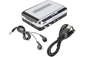 USB Cassette Player USB Cassette Tape to PC Mp3 CD Switch Converter Audio Capture Music Player with Headphones