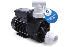 AQUADE Whirlpoolpumpe Zirkulationspumpe Umwälzpumpe Filterpumpe SPA-Pumpe Whirlpool-Pumpe Pneumatik mit TÜV und CE Zeichen 0,90 KW / 1.2 HP