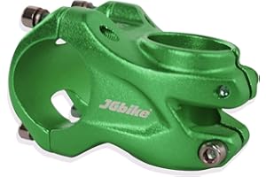 JGbike 31.8mm MTB Bike STEM 35mm Length, Aluminum Alloy STEM for Mountain Bike Bicycle MTB XC Trail DH,e-Bike, Fat Bike Bicycle Handlebar