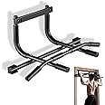 Pull Up Bar Doorway, Portable Chin Up Bar Door Frame Upper Body Workout Rod Adjustable height Strength Training Pullup Stick No Screw Hanging Rod for Exercise 80-85cm Door for Home Fitness Sports Gym