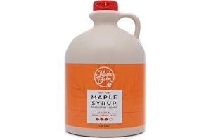MapleFarm - Pur Sirop d'érable Catégorie A, Foncé - goût robuste - 1,89 litres (2,5 Kg) - Original maple syrup - Grade A - Dark, robust taste - Sirop d'érable pur - Pancake sirop