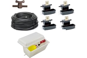 Motisi Zootecnici abbeveratoio per Conigli, polli, Galline, impianto Completo con Serbatoio