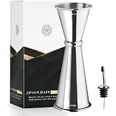 Cocktail Jigger 30/60 ml, 304 Stainless Steel | Double meter for bar, home and parties; useful for cocktails, wine and mixed
