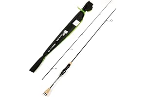 Zite Fishing UL Forellen-Rute 190cm 2-5g | Trout-Spoon Angel-Rute | Spinnrute Ultra Light mit Korkgriff für Forellen & Barsch