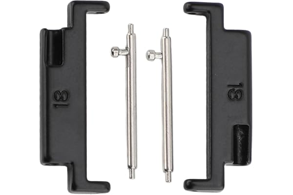 18-22 Mm Metallklockbandsadapter, Premiumkontaktsats för Smartklockor, Originaldesign, Lätt Att Installera, med 2 Fjäderstänger, Universell Passform för Klockarmband