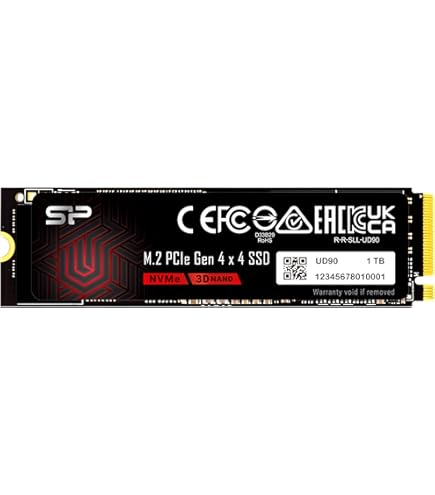 Silicon Power SSD XPOWER XS70 1TB M.2 PCIE GEN4 X4 NVME 7300/6800