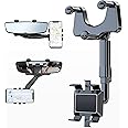 HUMBLE Multipurpose Car Phone Holder That Rotates and Retracts 360 Degrees (Upgraded) Rear-View Mirror Universal Phone Mount Support All Smartphone Models-Black
