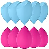 Make Up Schwamm, 10 PCS Beauty Blender Sponges, Waschbar Latexfrei Cosmetic Schwamm Flawless Foundation Puff Kosmetik Werkzeu