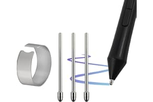 SUEEWE 3 metalowe końcówki kompatybilne z Wacom Pro Pen 2/Slim/3D & Classic Pen, Mobile Studio Pro(DTHW1320/1620), Cintiq Pro (DTH1320/1620/2421/3221&DTK2421), Cintiq 16(DTK1660/1661), Intuos Pro(PTH460