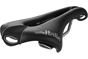 Selle Italia - Selle Max FLITE Gel Superflow, Rail TI 316 Tube Ø7, Selle Road Gran tourisme Fibra-tek, Comfort Gel, Amortisseur
