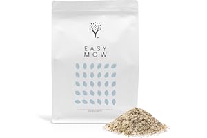 MOOWY Easy Mow Long-Lasting Lawn Feed 50 m² - Lawn Fertiliser with 90 Day Controlled Release for Hands-Off Gardening - Less Gardening Chores Due to Lower Required Mowing and Fertilising Frequency