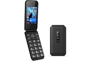 GENERIC HCmobi 4g Flip Big Button Mobile Phone for Elderly, Unlocked Senior Mobile Phones 4g, Basic mobile phones | WhatsApp | Camera | WIFI | GPS | 2.8" LCD Screen | FM