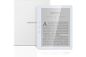 Veidoo 5.8 Pollici Lettore di Libri Elettronici, Schermo Tattile HD, Tecnologia Carta E-Ink, 32GB ROM, WiFi, Lunga Durata della Batteria (Bianco)
