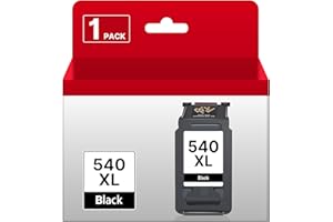 RUDGUZ PG-540 XL 540 XL Nero Cartuccia d'inchiostro Sostituzione per Canon PG 540XL 540XL Nero per Canon Pixma MG3650s TS5150 TS5151 MG3550 MG4250 MG3600 MG3250 MG3150 MG2250 MX475 MG3650 MX395 (1 Nero)