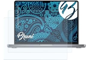 Bruni Screen Protector compatible with Apple MacBook Pro 2023 14 Inch Protector Film, crystal clear Protective Film (2X)