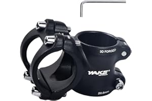 CLEMINSTA Potence de Vélo 31,8mm, 7 Degrés Potence de Vélo Réglable en Alliage Aluminium, Potences Courte pour Guidon,Potence VTT Tige de Guidon avec Clé Hexagonale pour Vélo de Route Montagne(35mm)