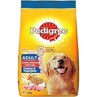 Pedigree Adult Dry Dog Food- Chicken & Vegetables, 1.2kg Pack