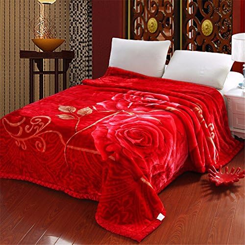 Raschel Blanket Weighted Fleece Napping Throw Snuggle Reduce Anxiety Help Autism Bed Couch Cozy Warm Smooth Heavy Thanksgiving Wedding Christmas Birthday Gift,Queen,200×230cm 3.3kg