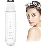 Pulizia Viso, ANLAN Skin Scrubber Ultrasuoni Professionale per Pulizia Profonda la Viso Peeling e Cura,4 modalità Rimozione d