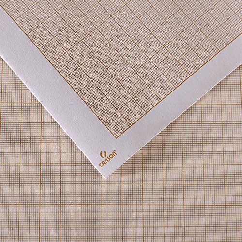 Canson 200065101 Millimeterpapier, 0.75 x 10 m, weiß - 2