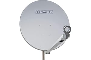 SCHWAIGER GMBH Schwaiger SPI1000.0 Aluminium Offset-Antenne 100 cm (39,4 Zoll) weiß