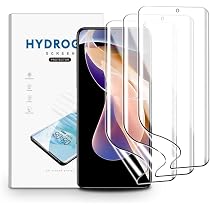 nvskvd Pellicola Protettiva Idrogel per Xiaomi Redmi Note 11, 3 Pezzi Pellicola Protettiva TPU per Trasparente HD Morbida Display ID Impronte Digitali(Non Vetro Temperato