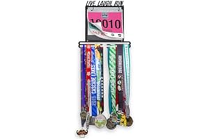 Schildeng Médaille - Support Médaille Support Médailles en Acier Inoxydable avec Support Course