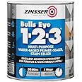 Zinsser Bulls Eye 1-2-3 Primer-Sealer & Stain Killer 500ml Ready Mixed Colour - Grey