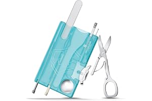 Victorinox, Multitool Karte, Swiss Card Nailcare, Taschenmesser, in Kreditkartenformat, 13 Funktionen, Schraubendreher 3 mm, Schraubendreher 5 mm