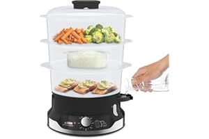 Seb Cuiseur vapeur 3 paniers 800w vc204800