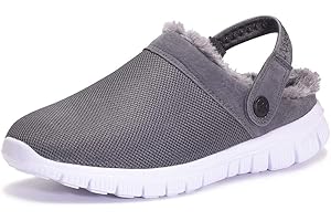 GAATPOT Pantofole Uomo Donna Pantofola Invernali Calde Pelliccia Scarpe da Giardino Ciabatte da Casa Zoccoli e Sabot Comode 36-48