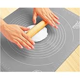 Noksi Dough Mat, Non-Slip, Silicone Dough Rolling and Dough Cutting Mat (NKS168)