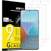 NEW'C Screen Protector for Xiaomi Redmi Note 13 Pro 5G/4G | 3 pieces, Transparent, Not Compatible: Redmi Note 13 Pro+, Oleoph
