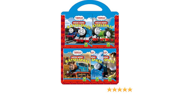 Thomas Seine Freunde Mein Mini Ratselspass 5 Minibucher Amazon De Bucher