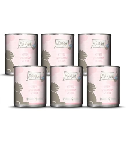 Comida Húmeda Para Gatos MjAMjAM - Ternera Con Zanahorias, Sin Cereales, Pack De 6 Latas 185 G